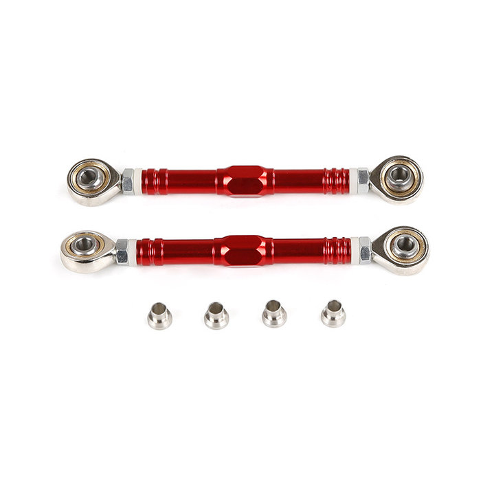 LT / Losi 5ive-T 2nd gnt metal steering rod (in kleuren rood, blauw en zilver)
