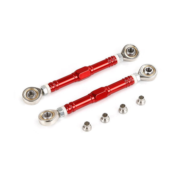 LT / Losi 5ive-T 2nd gnt metal steering rod (in den Farben rot, blau und silber)