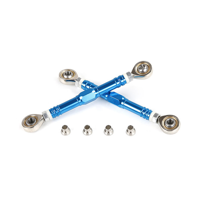 LT / Losi 5ive-T 2nd gnt metal steering rod (in kleuren rood, blauw en zilver)