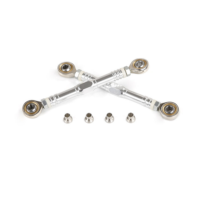 LT / Losi 5ive-T 2nd gnt metal steering rod (in kleuren rood, blauw en zilver)