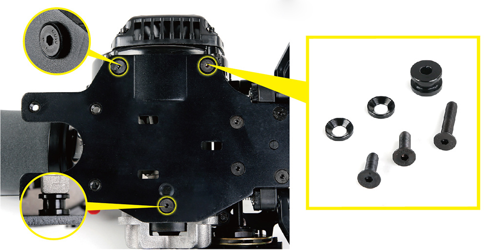 RovanSports BAHA engine chassis fixing screw packages