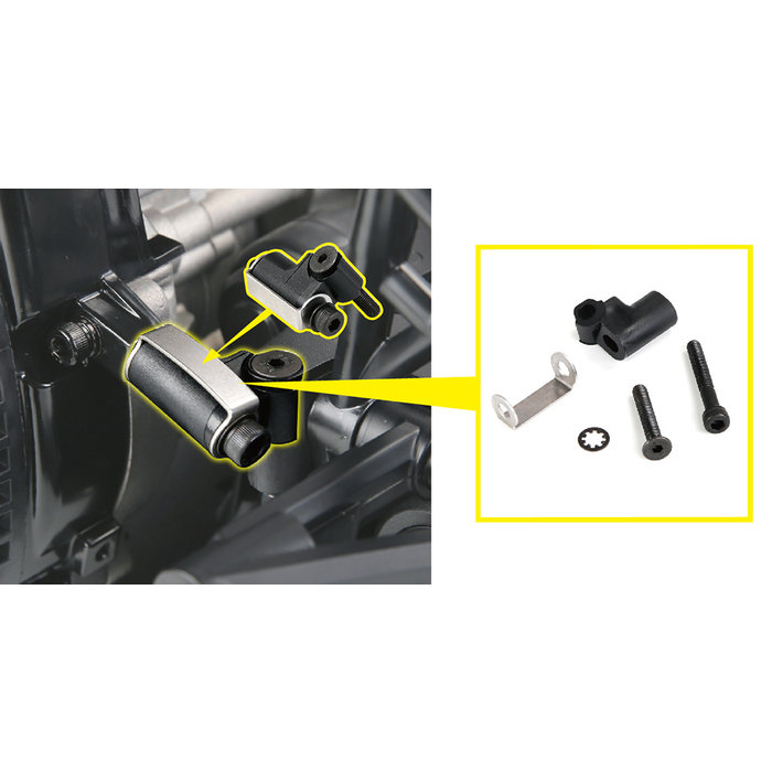 BAHA engine fixing block assembly