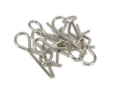 Hobby Detail Karosserieclips Silber 50St