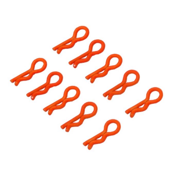 Hobby Detail Karo clips 10 Stück in 4 verschiedenen Farben