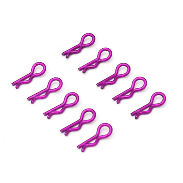 Hobby Detail Karo clips 10 Stück in 4 verschiedenen Farben