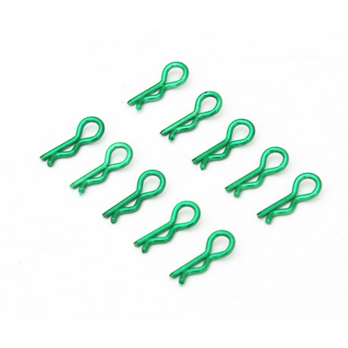 Hobby Detail Karo clips 10 Stück in 4 verschiedenen Farben