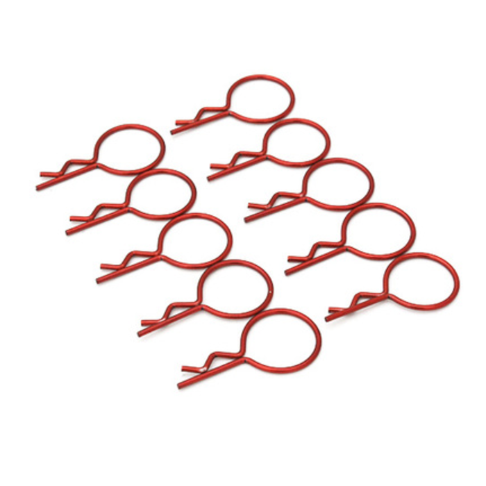 Hobby Detail Body clips (big ring) 10 pieces in 5 different colors