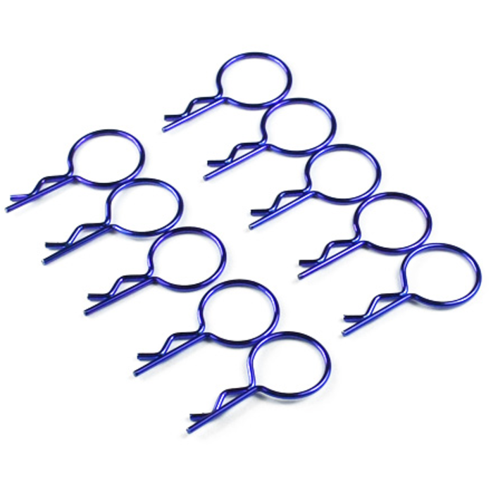 Hobby Detail Body clips (big ring) 10 pieces in 5 different colors