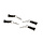 CNC Alu Easy Pull body R-clip available in 3 colors 6pcs/set