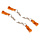 CNC Alu Easy Pull body R-clip verkrijgbaar in 3 kleuren 6pcs/set