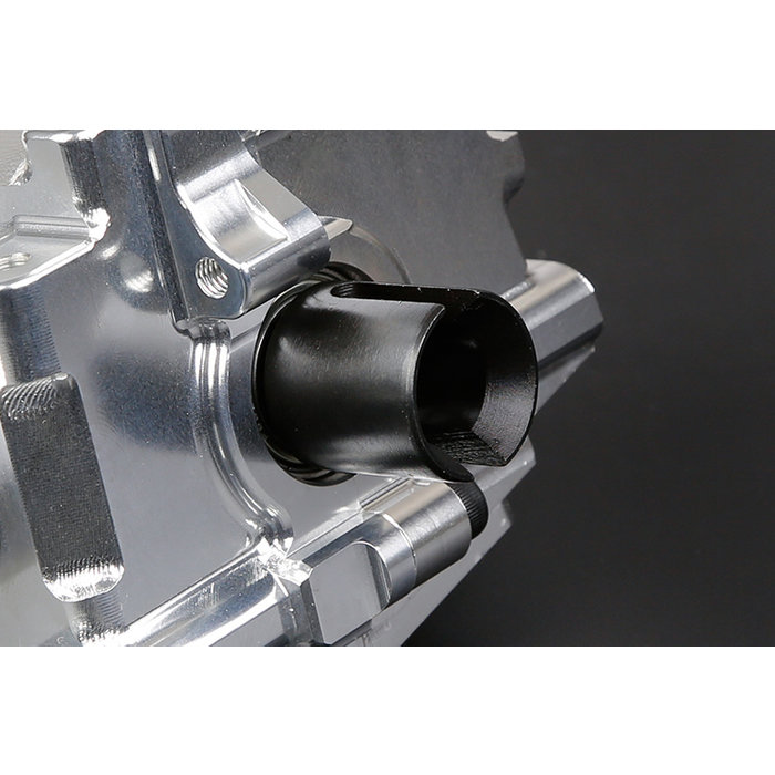 RovanLosi LT / Losi 5ive T CNC-Metallgetriebe vorne (in den Farben Rot, Blau und Silber)