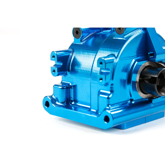 RovanLosi LT / Losi 5ive T CNC-Metallgetriebe hinten (in den Farben Rot, Blau und Silber)