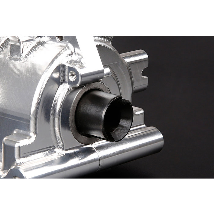 RovanLosi LT / Losi 5ive T CNC metalen gearbox / tandwielkast  achterzijde (in kleuren rood, blauw en silver)