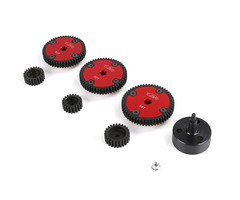 BAHA Highspeed-Getriebe aus Metall 55T/24T, 50T/22T, 52T/20T Set (mit Hex Clutch Cup)