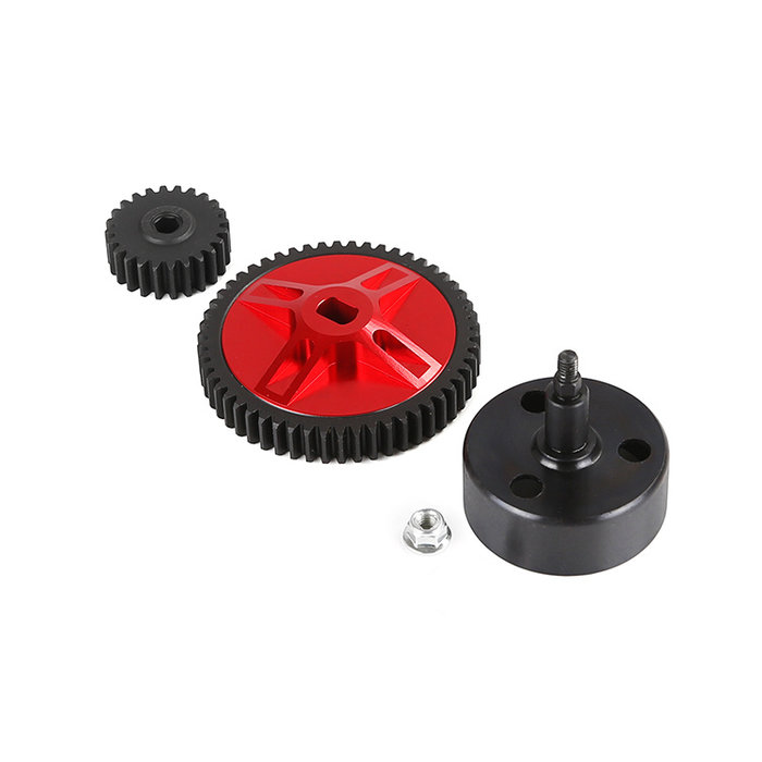 BAHA Metal High Speed Gear 54T/24T, 50T/22T, 52T/20T Set (met Hex Clutch Cup)