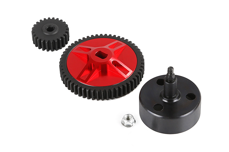 BAHA Metal High Speed Gear 54T/24T, 50T/22T, 52T/20T Set (met Hex Clutch Cup)