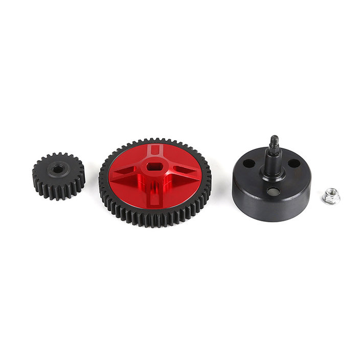 BAHA Metal High Speed Gear 54T/24T, 50T/22T, 52T/20T Set (met Hex Clutch Cup)