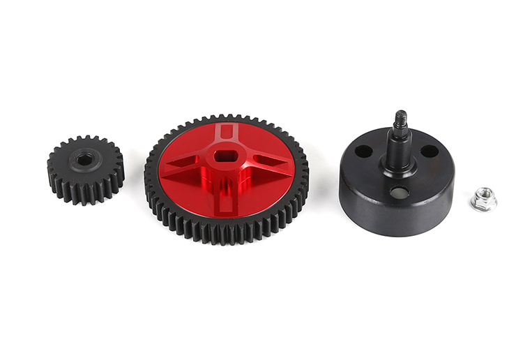 BAHA Metal High Speed Gear 54T/24T, 50T/22T, 52T/20T Set (met Hex Clutch Cup)