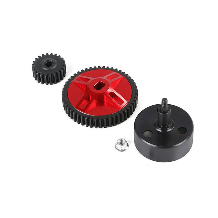 BAHA Highspeed-Getriebe aus Metall 55T/24T, 50T/22T, 52T/20T Set (mit Hex Clutch Cup)