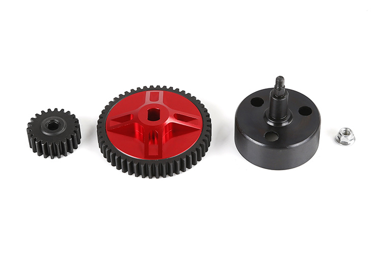 BAHA Metal High Speed Gear 54T/24T, 50T/22T, 52T/20T Set (met Hex Clutch Cup)