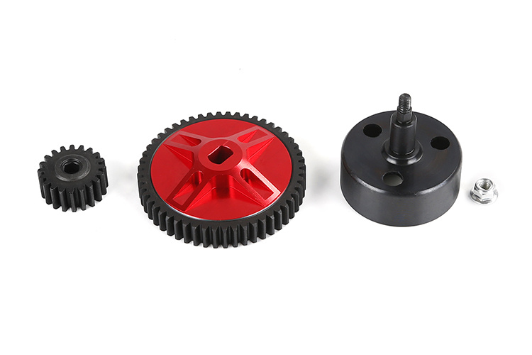 BAHA Metal High Speed Gear 54T/24T, 50T/22T, 52T/20T Set (met Hex Clutch Cup)