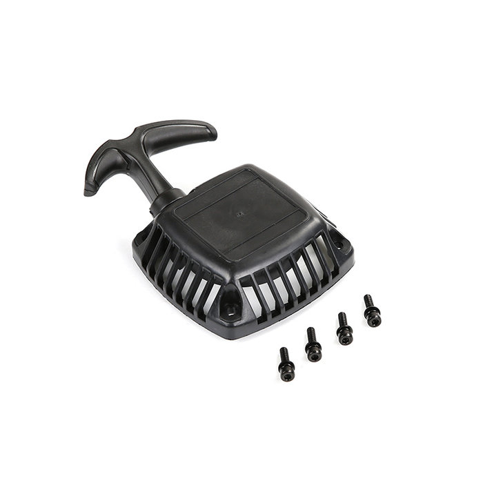 RovanSports Easy pull starter with CNC metal tubine puller in silver or red with plastic rope wheel