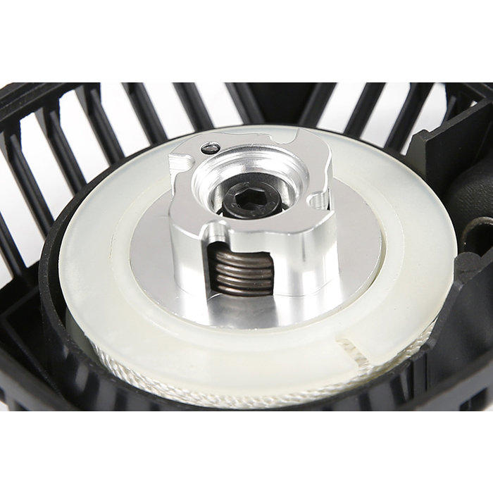 RovanSports Easy pull trekstarter met CNC metalen turbine in zilver of rood en plastic trektouwwiel