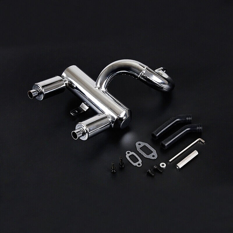 Rovan LT / Losi 5iveT double exhaust pipe RovanSports.nl