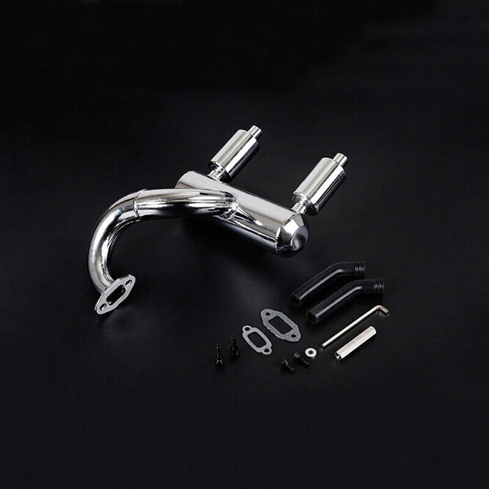 Rovan LT / Losi 5iveT double exhaust pipe RovanSports.nl