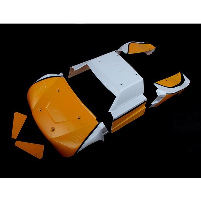 RovanLosi Middle body shell (delivered without stickers) ! Please note! The photo is purely for the color scheme; it only shows the center section and not the entire body.