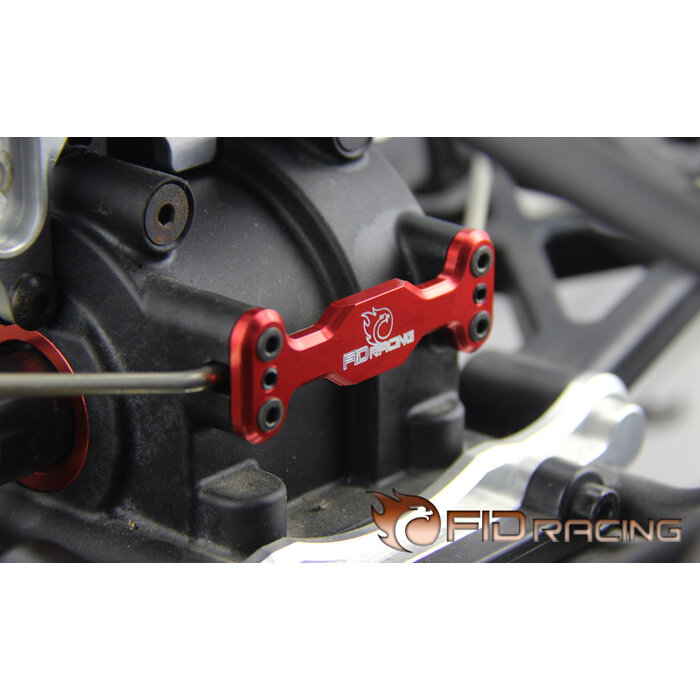 FIDRacing LOSI 5IVE-T / Rovan LR CNC Alu Rear sway bar mount in silver or red