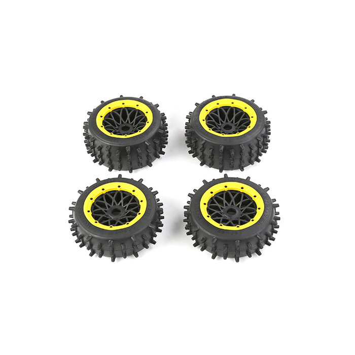 Rovan Outside Destroyer Bandenset met stevige 12mm pins 185x65+185x85 (set van 4pcs)