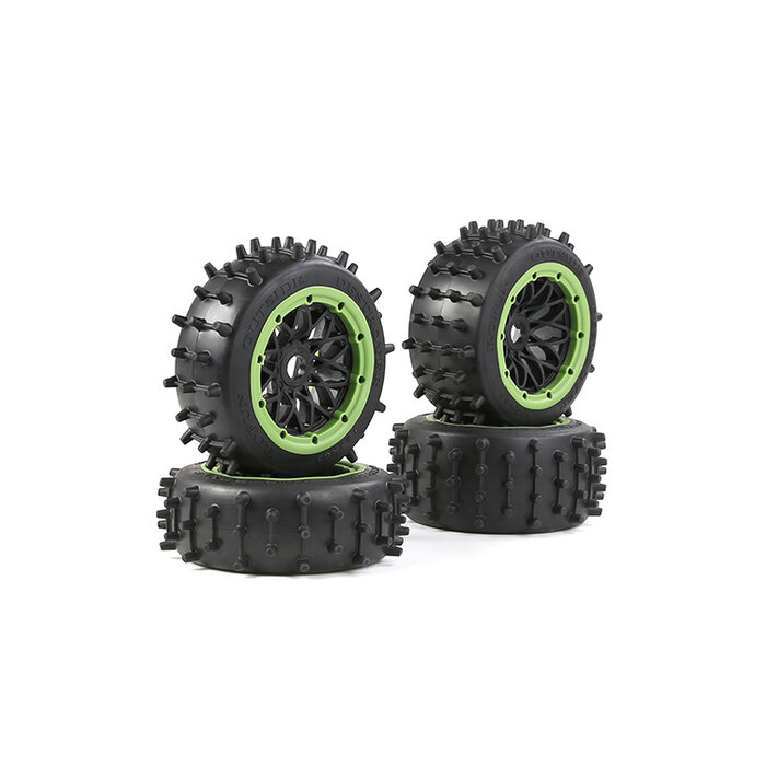 Rovan Outside Destroyer Bandenset met stevige 12mm pins 185x65+185x85 (set van 4pcs)