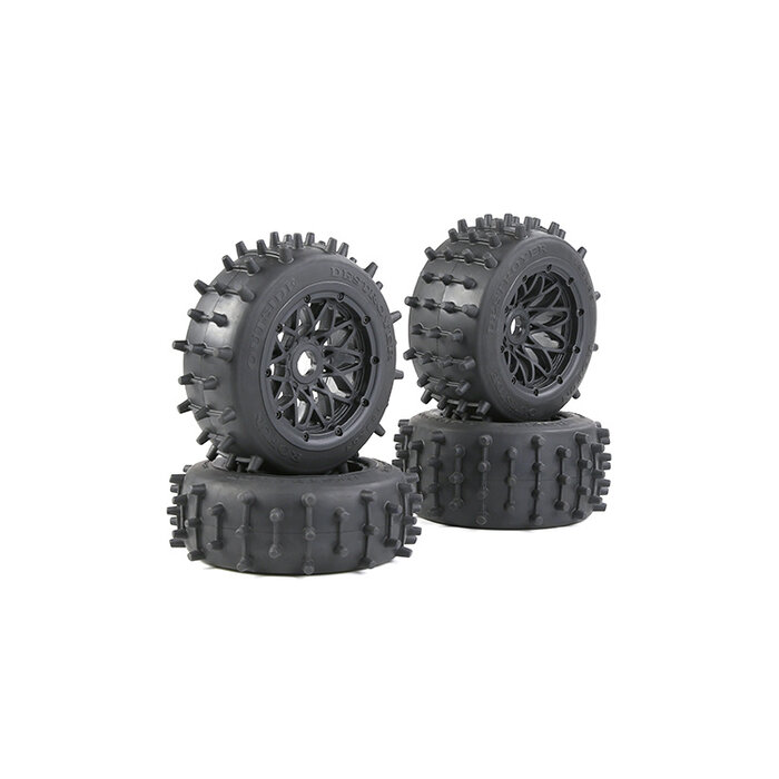 Rovan Outside Destroyer Bandenset met stevige 12mm pins 185x65+185x85 (set van 4pcs)