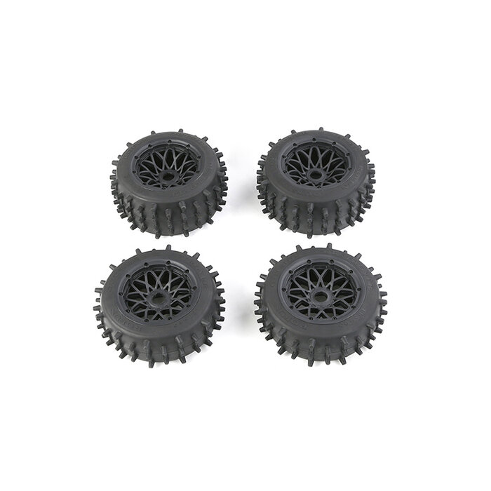 Rovan Outside Destroyer Bandenset met stevige 12mm pins 185x65+185x85 (set van 4pcs)