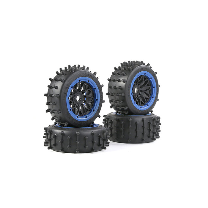 Rovan Outside Destroyer Tire set with sturdy 12mm pins 185x65+185x85 (set of 4pcs)