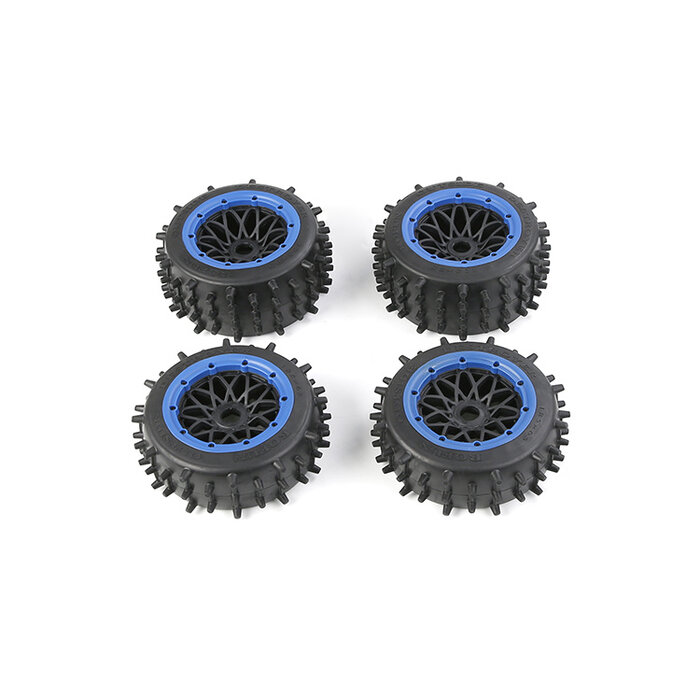 Rovan Outside Destroyer Bandenset met stevige 12mm pins 185x65+185x85 (set van 4pcs)