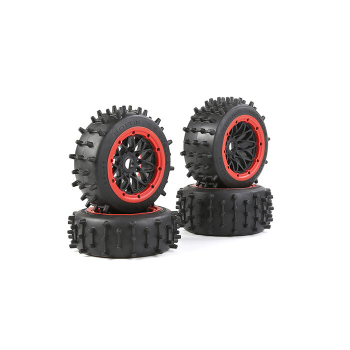 Rovan Outside Destroyer Bandenset met stevige 12mm pins 185x65+185x85 (set van 4pcs)