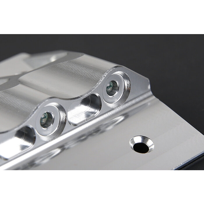 BAHA 5B CNC Alu dakje met led verlichting (in rood en zilver)