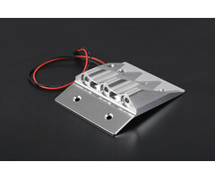 BAHA 5B CNC Alu Car Roof with led lights (in red and silver)