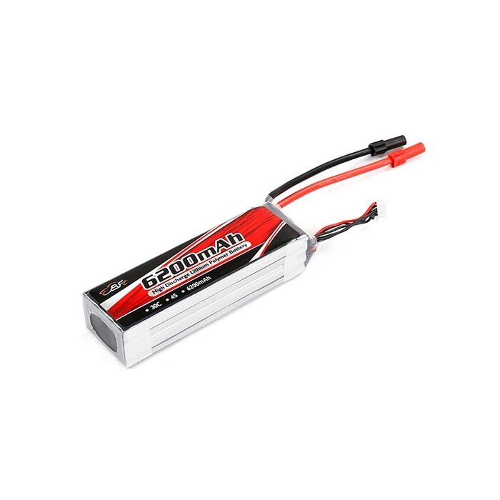 4S1P 30C 6200mAh LIPO Battery - 14.8v