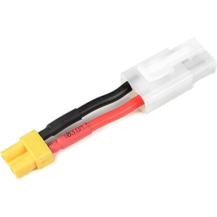ReuTec Power adapter cable - Tamiya connector female <=> XT-60 connector female 14AWG silicone cable