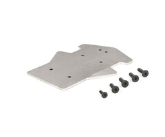 RovanLosi Rovan LT / Losi 5ive-T stainless rear bottom reinforcing plate