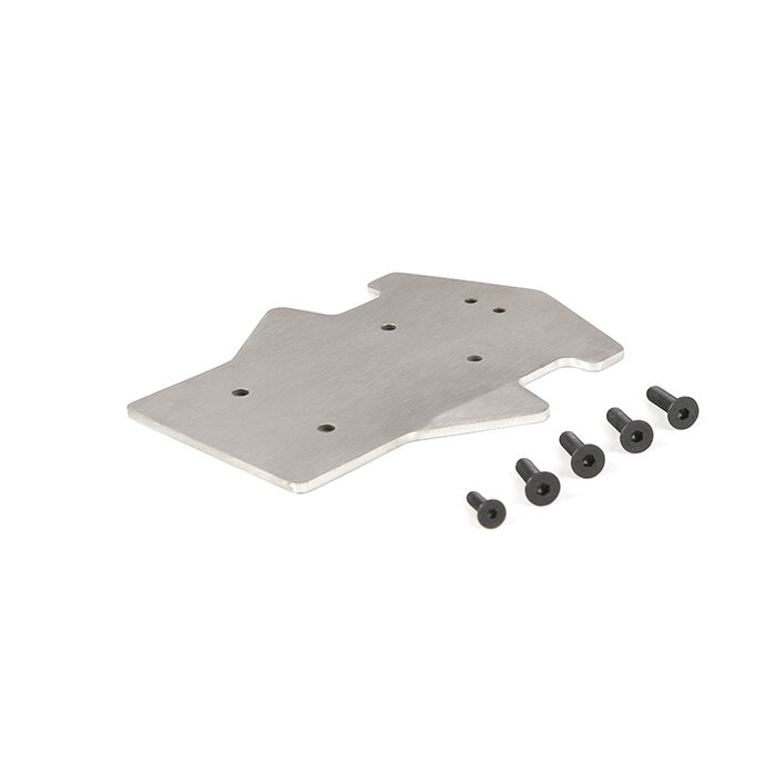 RovanLosi Rovan LT / Losi 5ive-T stainless rear bottom reinforcing plate
