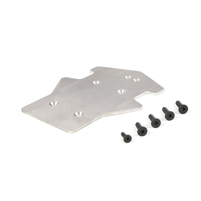 RovanLosi Rovan LT / Losi 5ive-T stainless rear bottom reinforcing plate