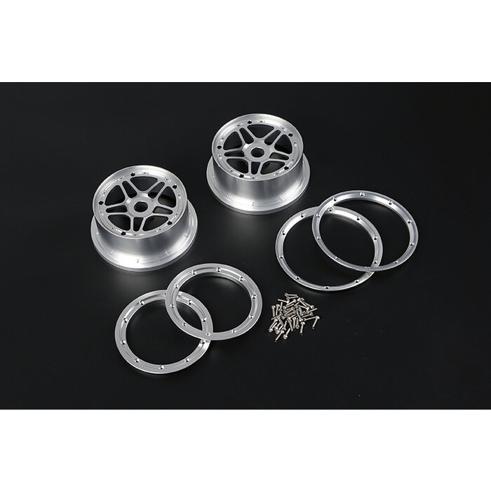 Losi 5-ive T/Rovan LT CNC aluminium metalen wielset vijfsterren model