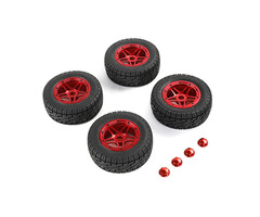 LT CNC-Metall-Fünfsternrad-All-Terrain-Reifenbaugruppe (in mehreren Farben)