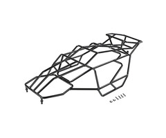 Losit 5-ive T / Rovan LT metal pig cage standard model (in black or red)