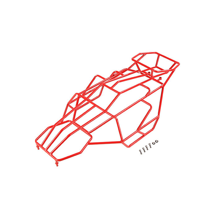 Losit 5-ive T / Rovan LT metal pig cage standard model (in black or red)