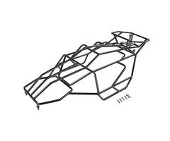 Rovan LT / Losi 5ive-T metalen "pig" rolkooi  met reservewielrek (in twee kleuren)